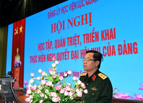 Học viện Lục quân tổ chức học tập, quán triệt, triển khai Nghị quyết Đại hội XIII của Đảng